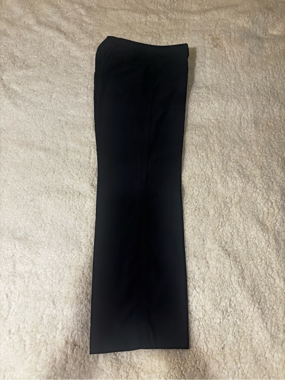 Armani Exchange Black Wide-Leg Trousers0522